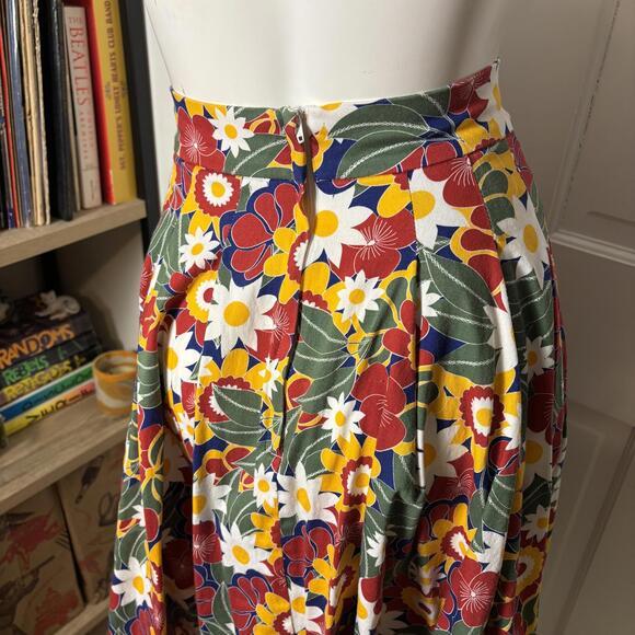 ModCloth Color Floral Skirt XS - Picture 4 of 7